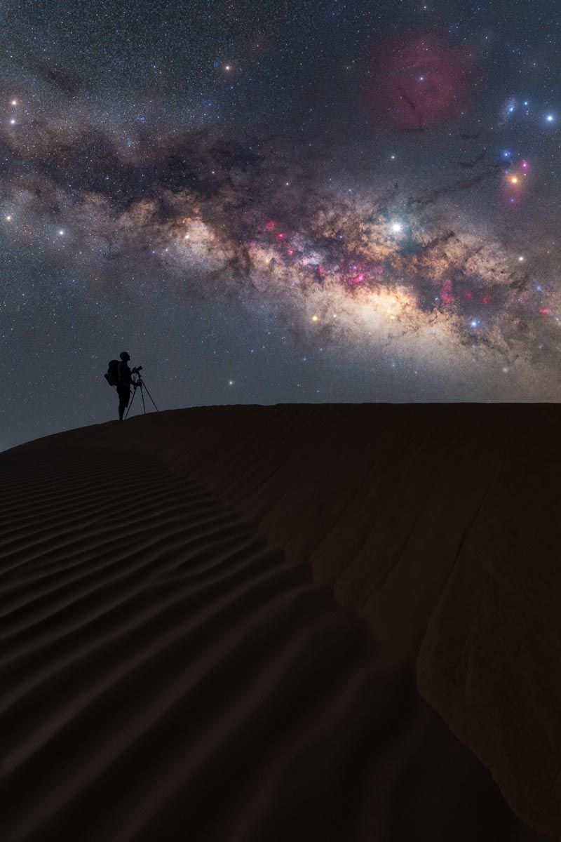Backstage on the the Atacama photography tour