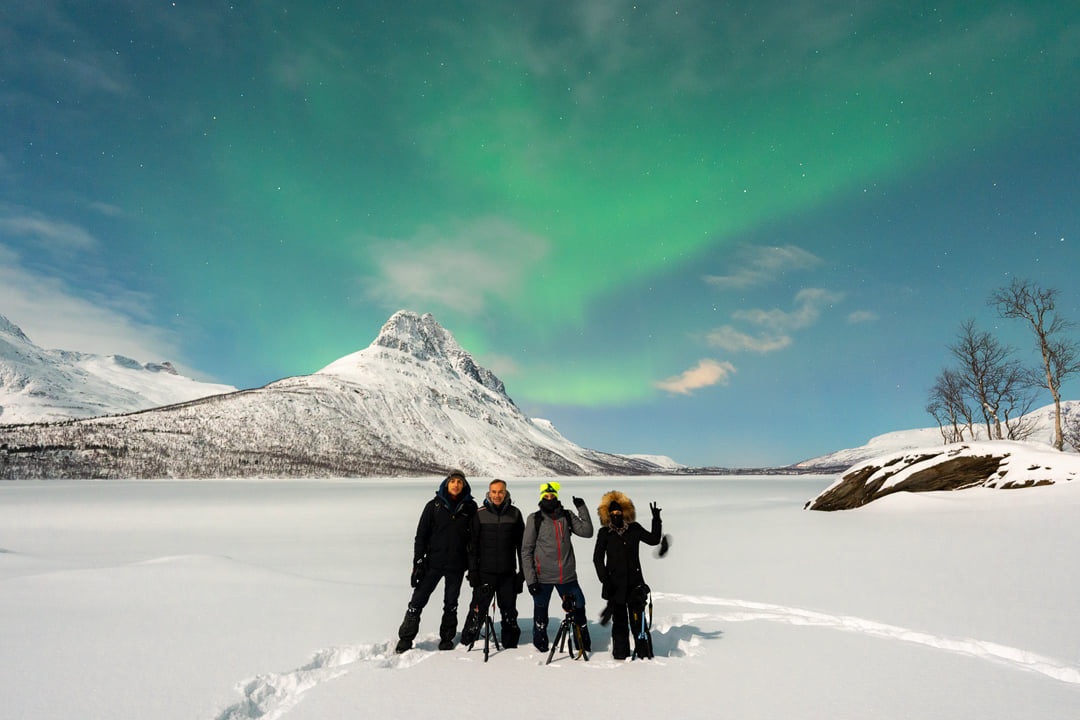 Backstage on the the Lofoten Islands photography tour
